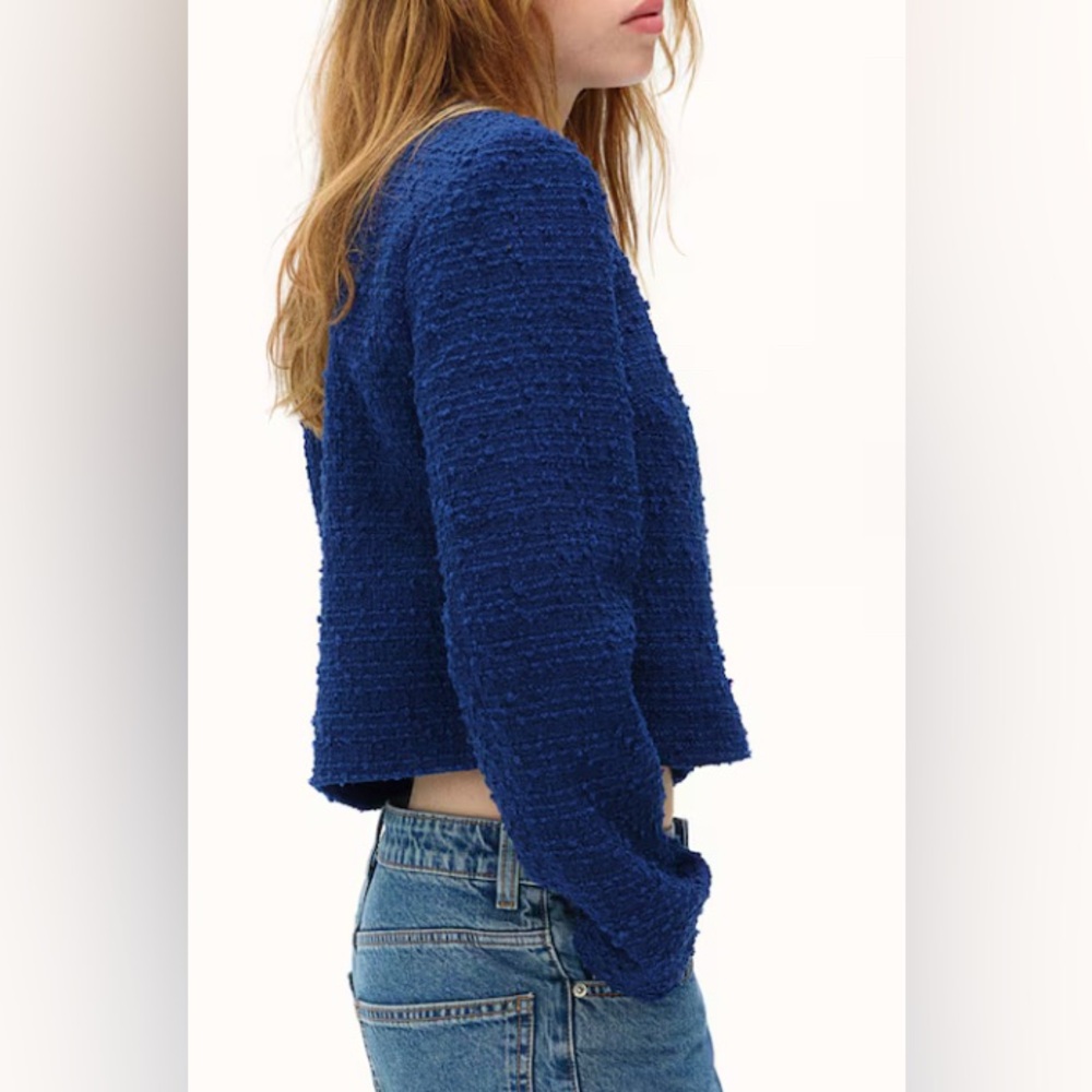 H&M Short Boucle Jacket. NWT - Picture 2 of 5